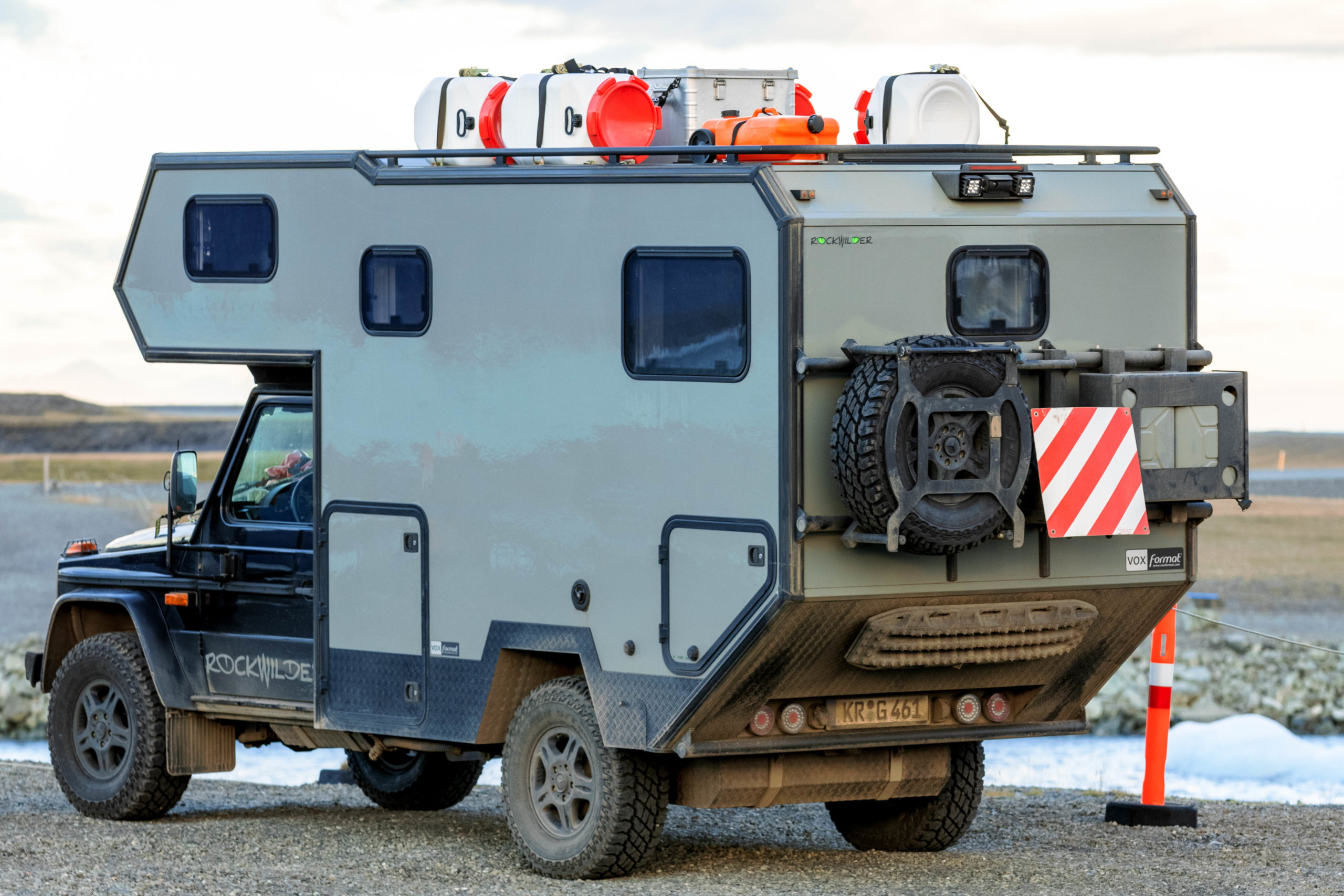 A heavy duty vehicle in Iceland.